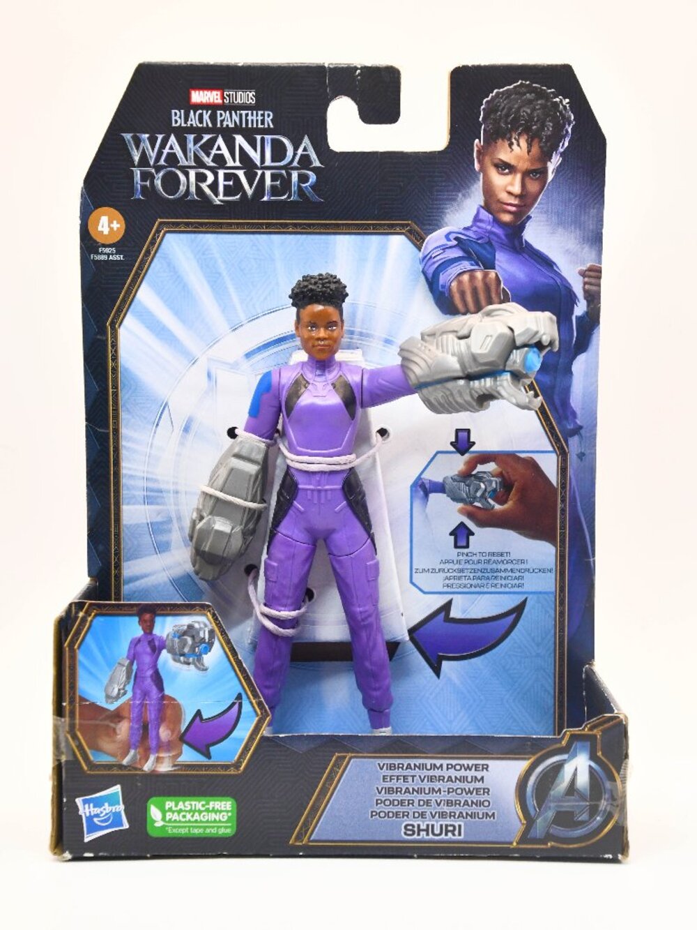 Marvel Black Panther Wakanda Forever Shuri 6" Figure Vibranium Power Hasbro New